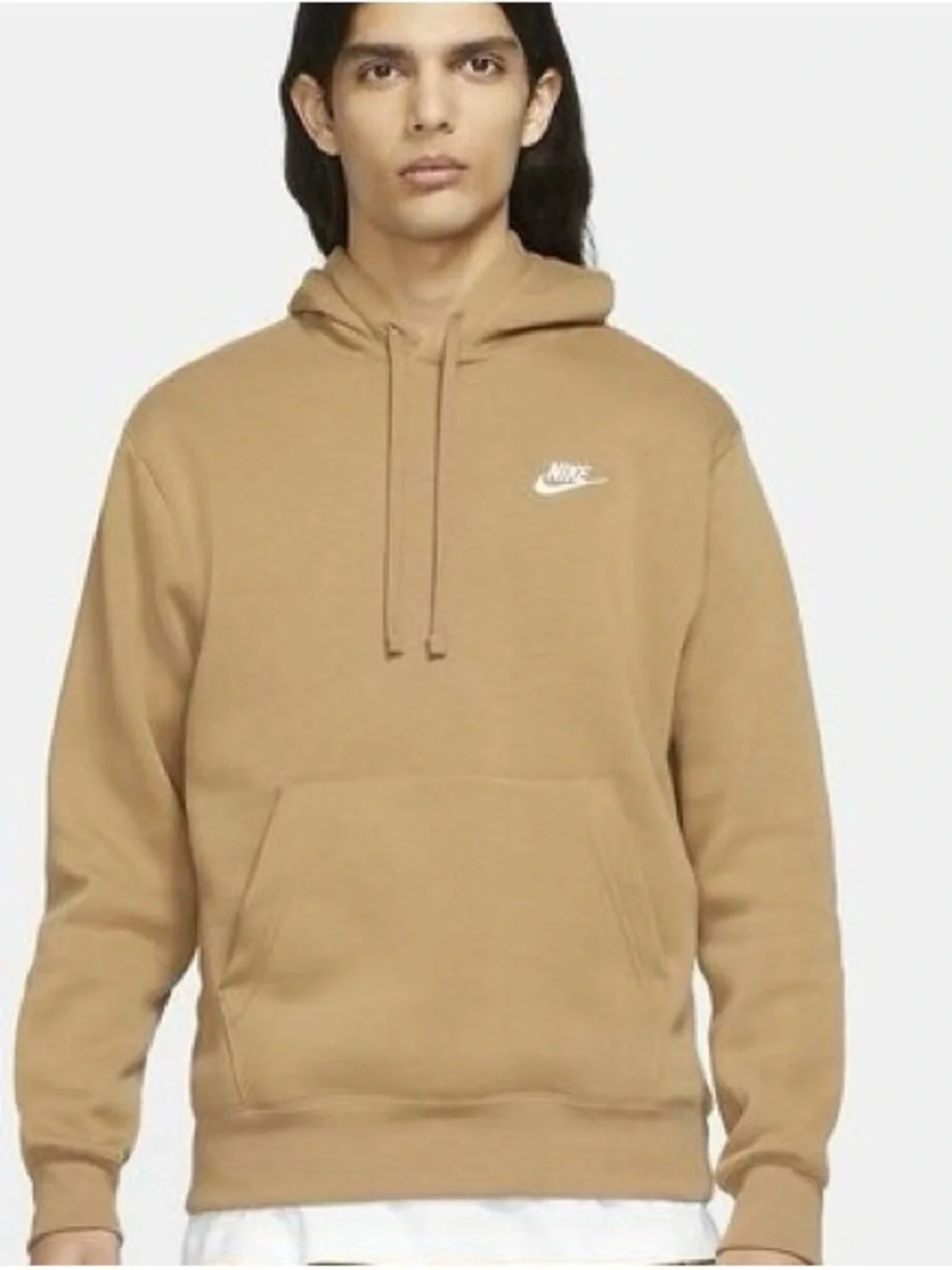 Nike Tan Ale Brown Hooded Sweatshirt (M)